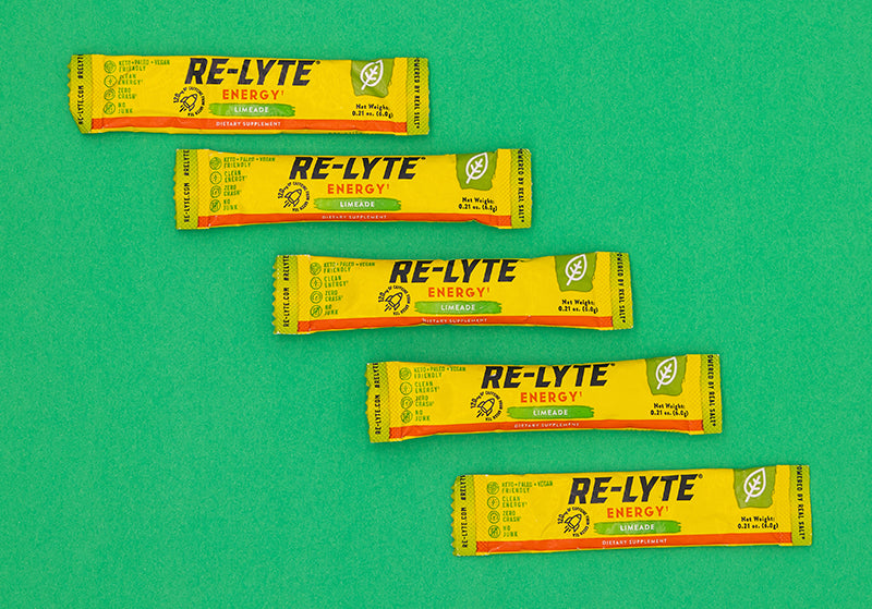 Re-Lyte® Energy Stick Sample Pack - 6 CT Sticks - Case of 12 Bags