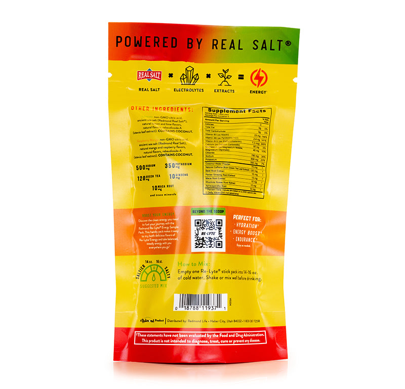 Re-Lyte® Energy - 6 Stick Sample Pack