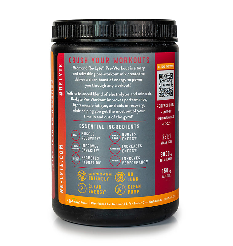 Re-Lyte® Pre-Workout Jar - 30 Servings