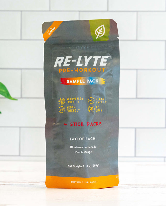 Re-Lyte® Pre-Workout Drink Mix - 4 Stick Sample Pack